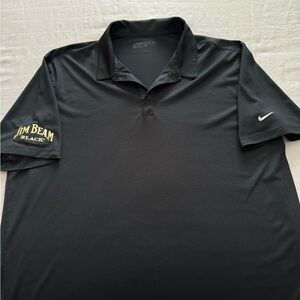 Jim Beam Black Nike Golf Dry Fit Shirt